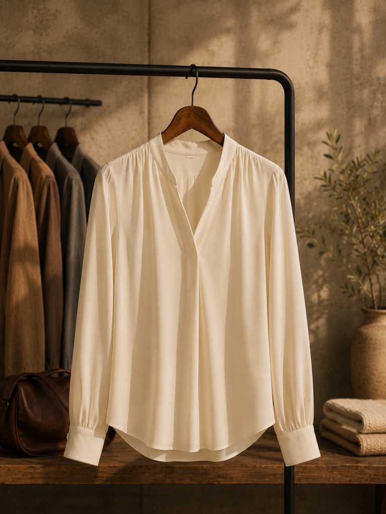 Elara Draped Blouse